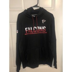 Nike Atlanta Falcons Men's Medium Black Therma Fit Hoodie NFL On Field Apparel